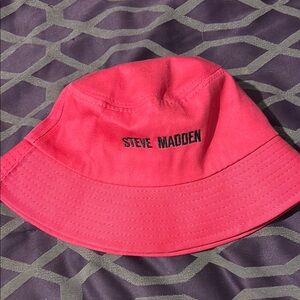 Steve Madden Vibrant Pink Bucket Hat